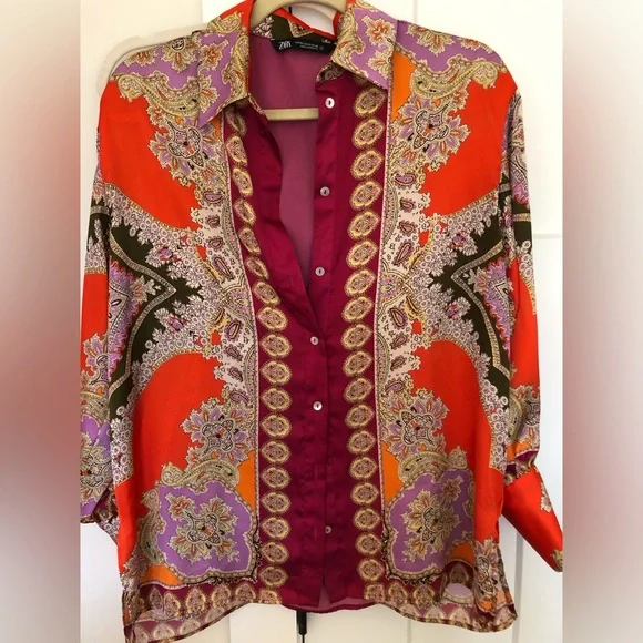 Zara paisley pattern co-ord - Picture 4 of 9